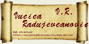Vučica Radujevčanović vizit kartica